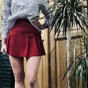Jupe plissée Romane