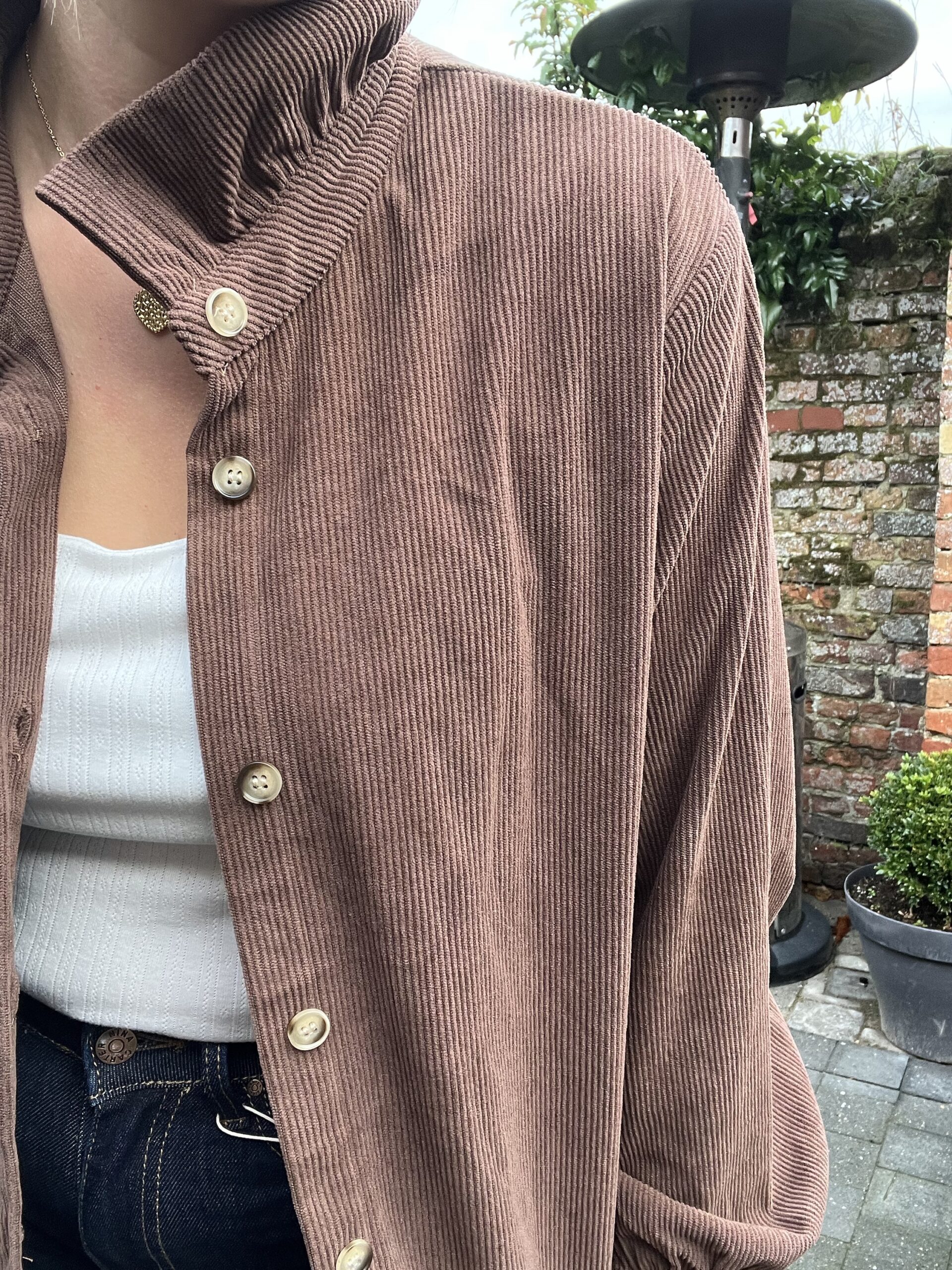 Chemise velours Lizzie