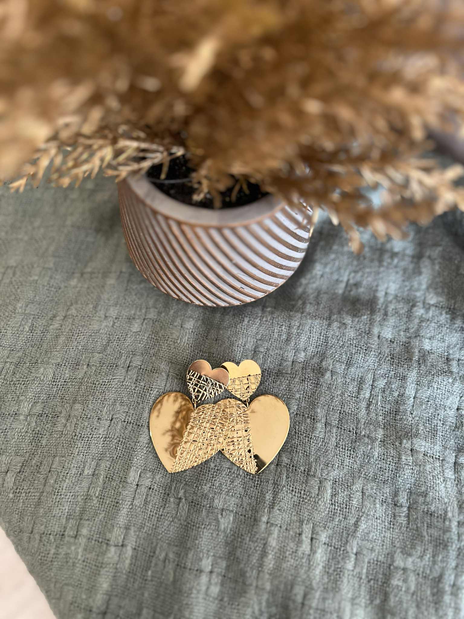 Boucles d'oreilles Big coeur – Image 2